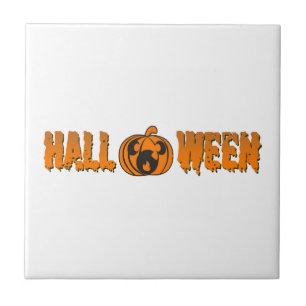 Halloween Pompoen                         Tegeltje