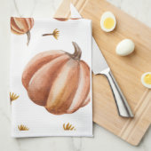 Halloween pompoen theedoek (Quarter Fold)