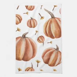 Halloween pompoen theedoek
