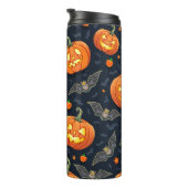 Halloween pompoen Thermal Tumbler Thermosbeker (Geroteerd rechts)