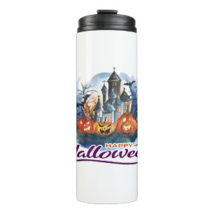 Halloween pompoen thermosbeker