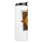 Halloween pompoen thermosbeker (Gedraaid links)