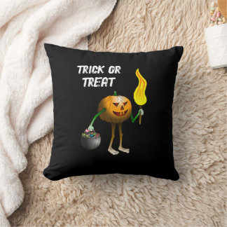 Halloween Pompoen Trick or Treat Kussen