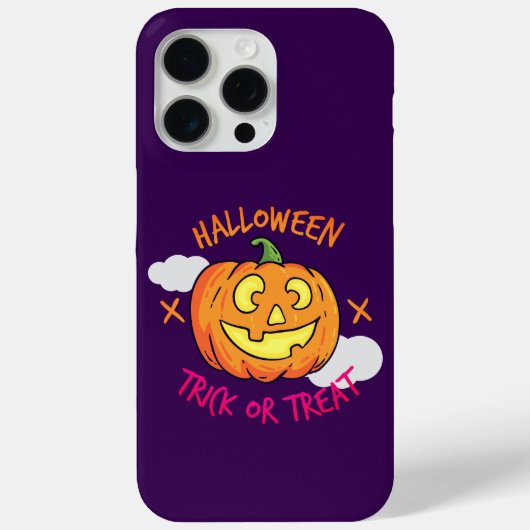 Halloween Pompoen Trick or Treat Label Case-Mate iPhone Case (Achterkant)