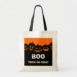Halloween Pompoen Trick or treat Snoep Bag Tote Bag