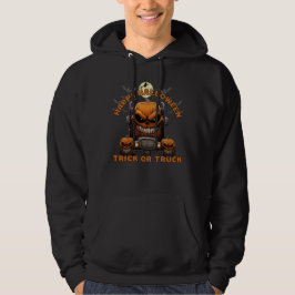 Halloween Pompoen Truck Monster Spooky Geest Hoodie