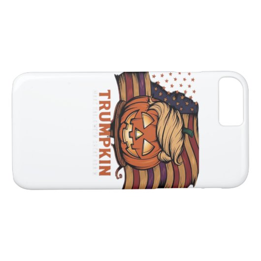 Halloween, pompoen Trumpkin, maak Halloween geweld Case-Mate iPhone Case (Achterkant (Horizontaal))