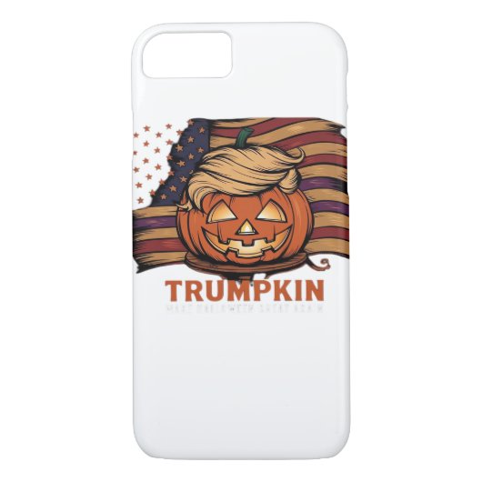 Halloween, pompoen Trumpkin, maak Halloween geweld Case-Mate iPhone Case (Achterkant)