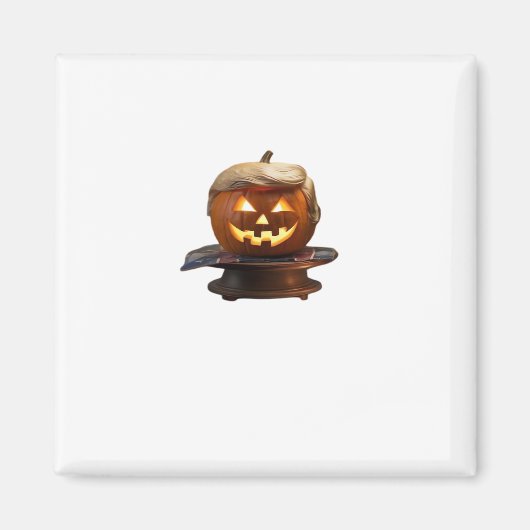 Halloween, pompoen Trumpkin, maak Halloween geweld Magneet (Voorkant)