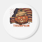 Halloween, pompoen Trumpkin, maak Halloween geweld Magneet (Voorkant)