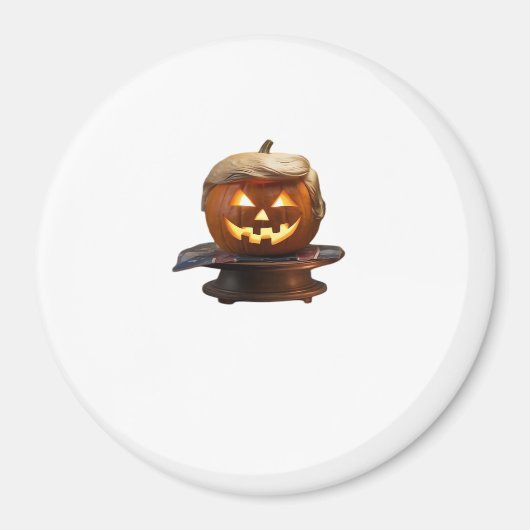 Halloween, pompoen Trumpkin, maak Halloween geweld Magneet (Voorkant)