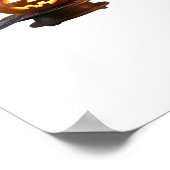 Halloween, pompoen Trumpkin, maak Halloween geweld Poster (Hoek)