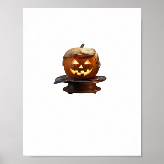 Halloween, pompoen Trumpkin, maak Halloween geweld Poster (Voorkant)