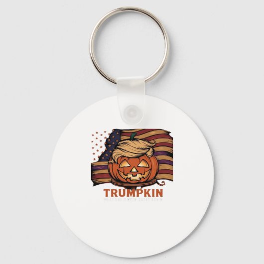 Halloween, pompoen Trumpkin, maak Halloween geweld Sleutelhanger (Voorkant)