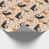 Halloween Pompoen Vakantie Inpakpapier (Hoek)