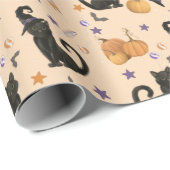 Halloween Pompoen Vakantie Inpakpapier (Rol Hoek)