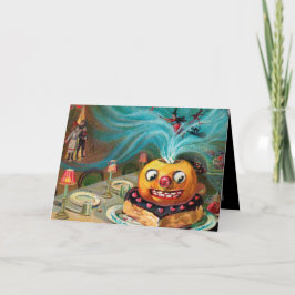 Halloween pompoen Vakantie kaart