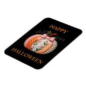 Halloween pompoen vakantie magneet (Linkerzijde)