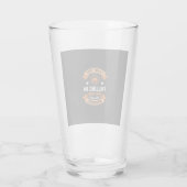 Halloween Pompoen Valt Verliefd Glas (Achterkant)