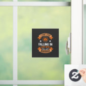 Halloween Pompoen Valt Verliefd Raamsticker (Huis)