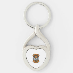 Halloween Pompoen Verliefd Vintage T-shirt De Sleutelhanger