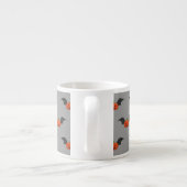 Halloween pompoen vleermuis espresso kop (Achterkant)