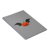 Halloween pompoen vleermuis notitieboek (Rechterzijde)