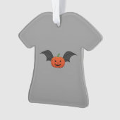 Halloween Pompoen Vleermuis Ornament (voorkant)