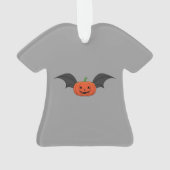 Halloween Pompoen Vleermuis Ornament (achterkant)