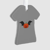 Halloween Pompoen Vleermuis Ornament (voorkant)