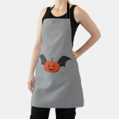 Halloween Pompoen Vleermuis Schort (Insitu)