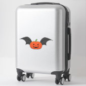 Halloween pompoen vleermuis sticker (Koffer)
