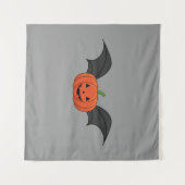 Halloween pompoen vleermuis wandkleed (Voorkant (horizontaal))