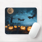 Halloween pompoen vleermuizen & heksen #6 Muismat (Met muis)