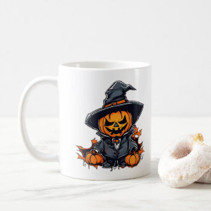Halloween pompoen vogelverschrikker Schattige Herf Koffiemok