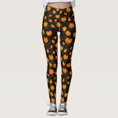 Halloween Pompoen Vrouwen Leggings (Voorkant)