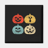  Halloween Pompoen Vrouwen Magneet (Voorkant)