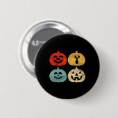 Halloween Pompoen Vrouwen Ronde Button 5,7 Cm (Voorkant /achterkant)