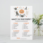 Halloween pompoen Wat is er in Purse Baby shower s Briefpapier (Staand voorkant)