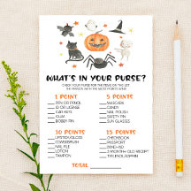 Halloween pompoen Wat is er in Purse Baby shower s