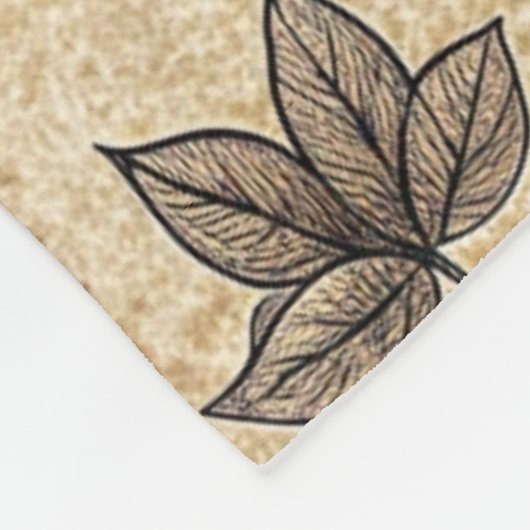  Halloween pompoen wijnpatroon Fleece Deken (Hoek)