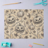  Halloween pompoen wijnpatroon Tissuepapier (Craft)