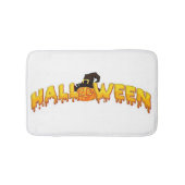 Halloween pompoen witje badmat (Voorkant)
