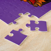 Halloween Pompoen & Zwarte Kat Puzzel (Zijkant)
