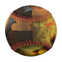 Halloween Pompoenen Bat Baseball