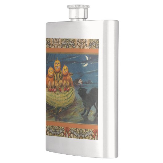  Halloween pompoenen Black Cat Flacon (Links)