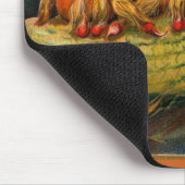  Halloween pompoenen Black Cat Muismat (Hoek)