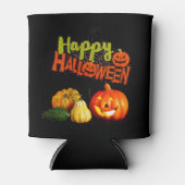 Halloween Pompoenen Blikjeskoeler (Voorkant)