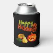 Halloween Pompoenen Blikjeskoeler (Blikje Achterkant)
