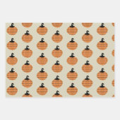 Halloween Pompoenen Boho Inpakpapier Vellen (Voorkant 3)
